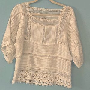 Zara Premium Denim Collection Top sz XS Cotton